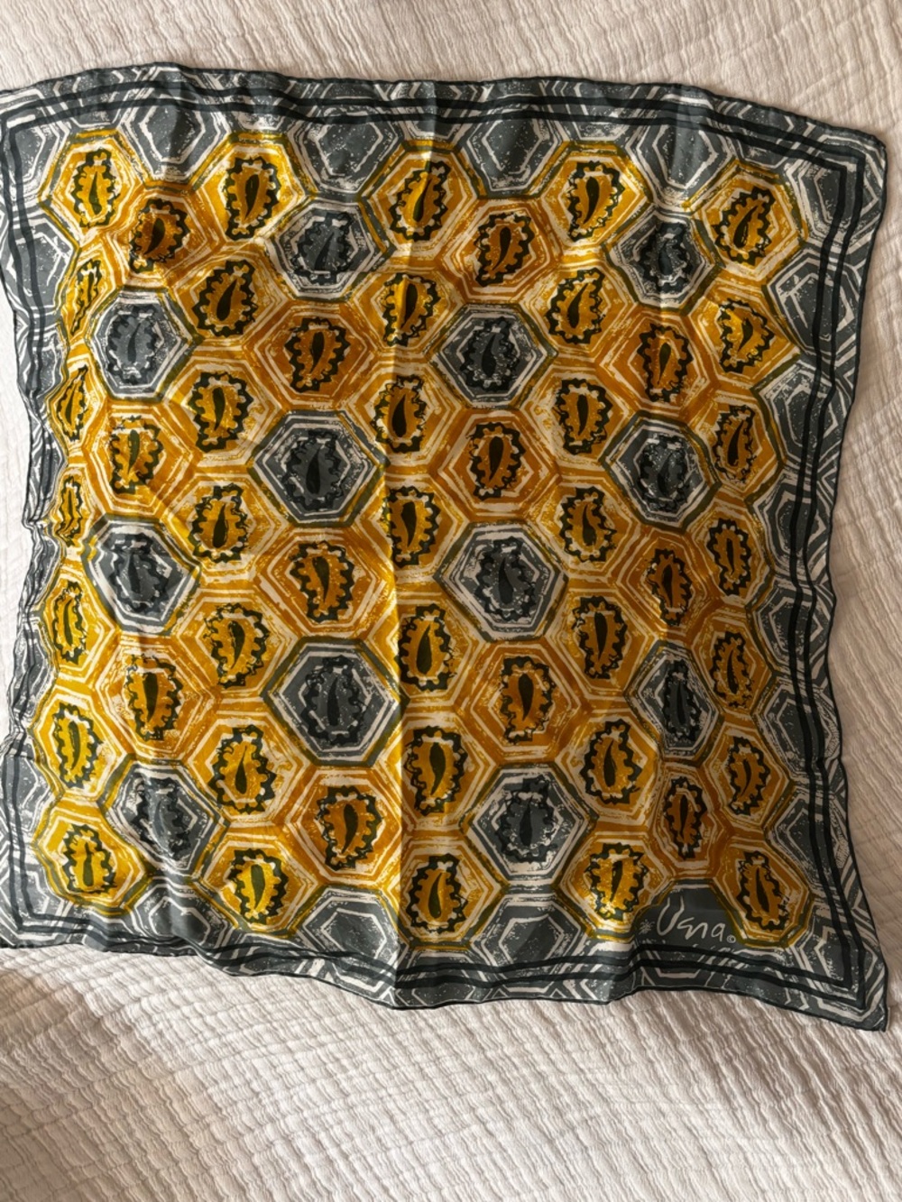 Vintage Vera Neumann Silk Blend Scarf